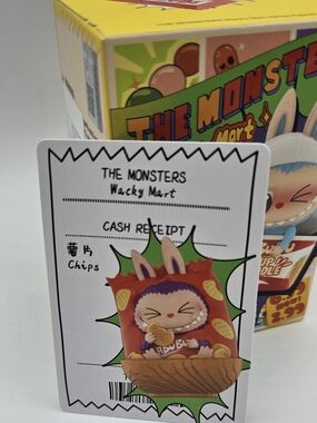 POP MART Labubu The Monsters Wacky Mart Chips Blind Box Sealed Bag